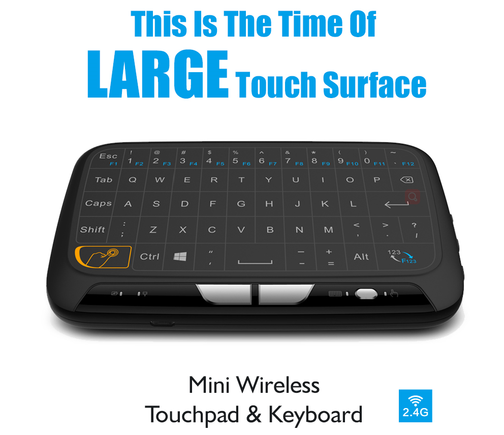 H18 mini keyboard touchpad full screen touch mini keyboard
